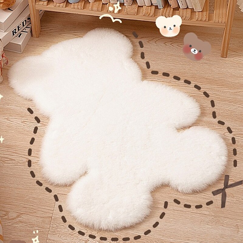 Cute and Cozy Bear Shaped Rug Cute and Cozy Bear Shaped Rug