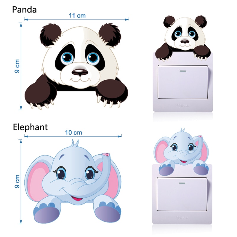 Cute Animal Sticker for Light Switch