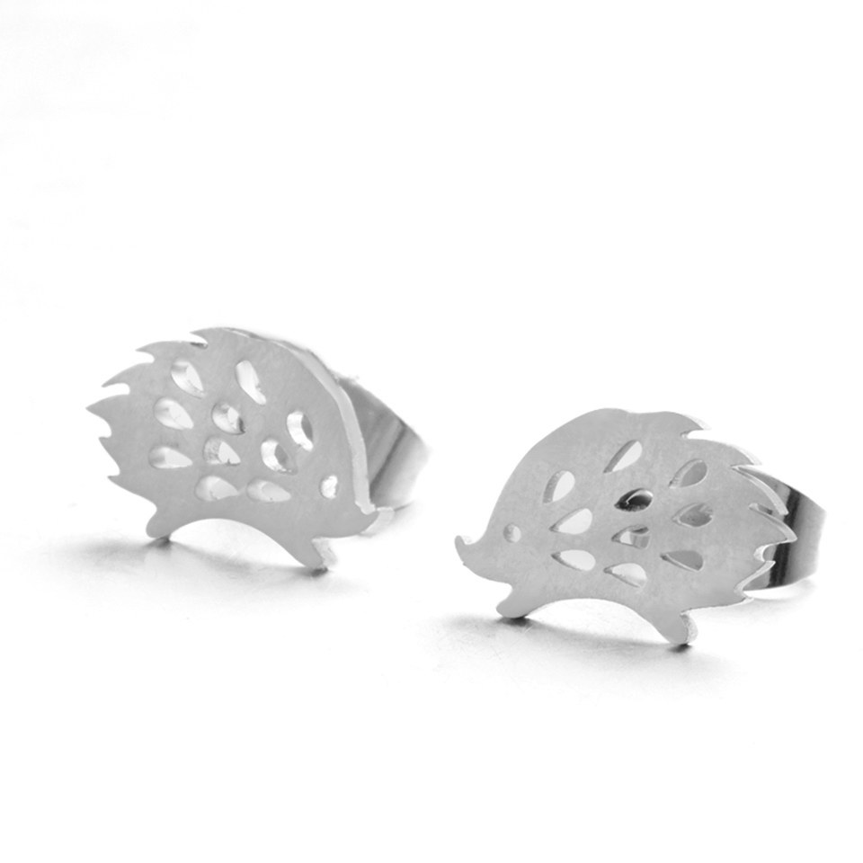 Cute Animal Studs Hedgehog Earrings