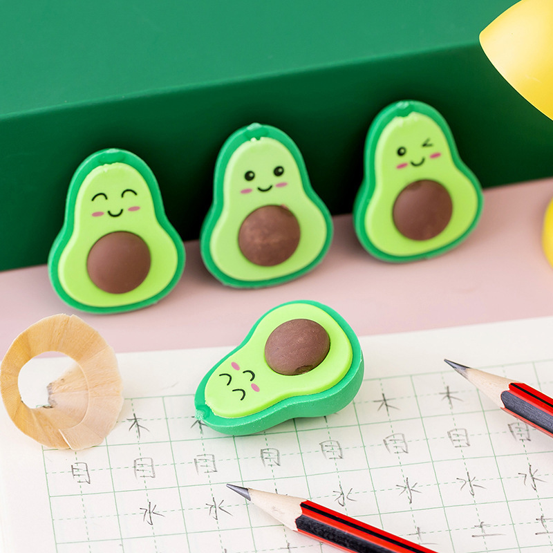 Cute Avocado Eraser Children School Supply Cute Avocado Eraser Children School Supply