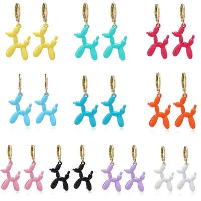 Cute Balloon Dog Earrings Cute Balloon Dog Earrings