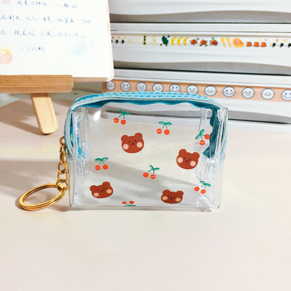 Cute Bear Transparent Coin Purse