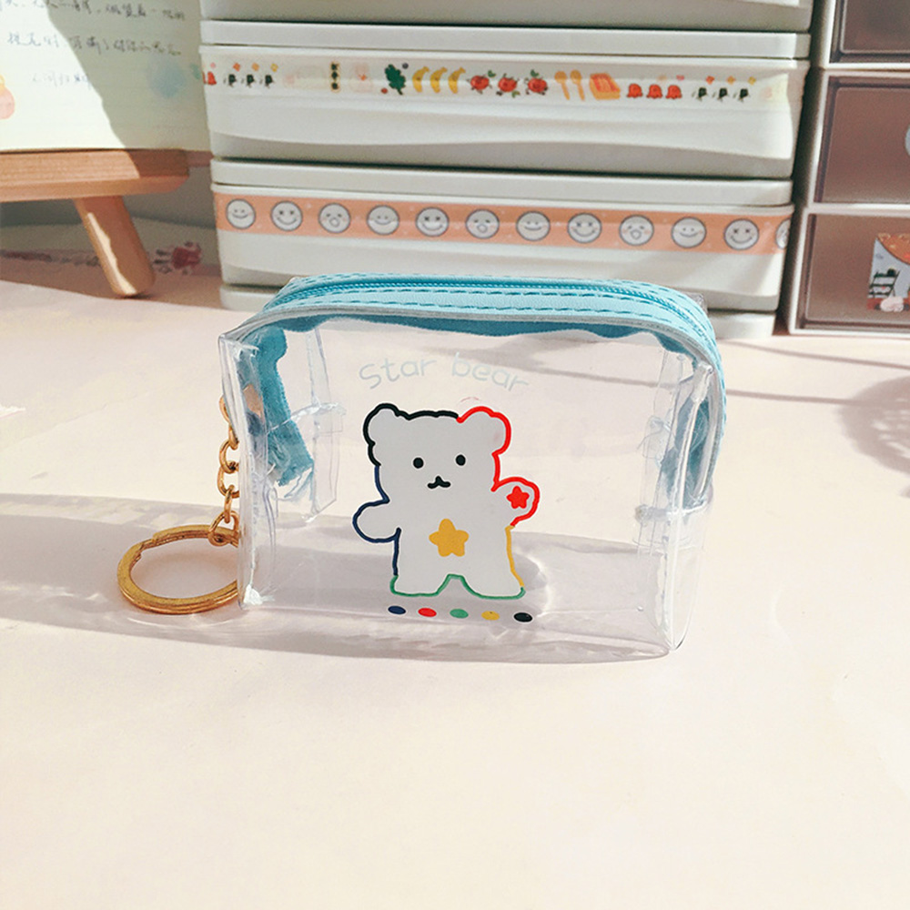 Cute Bear Transparent Coin Purse