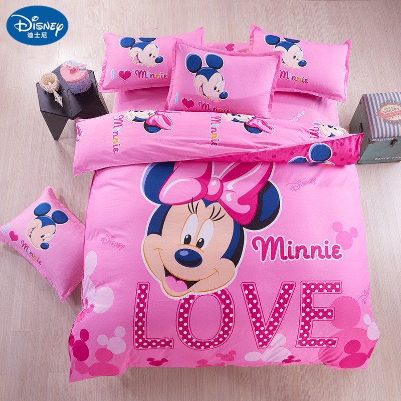 Cute Bed Set Cartoon Design