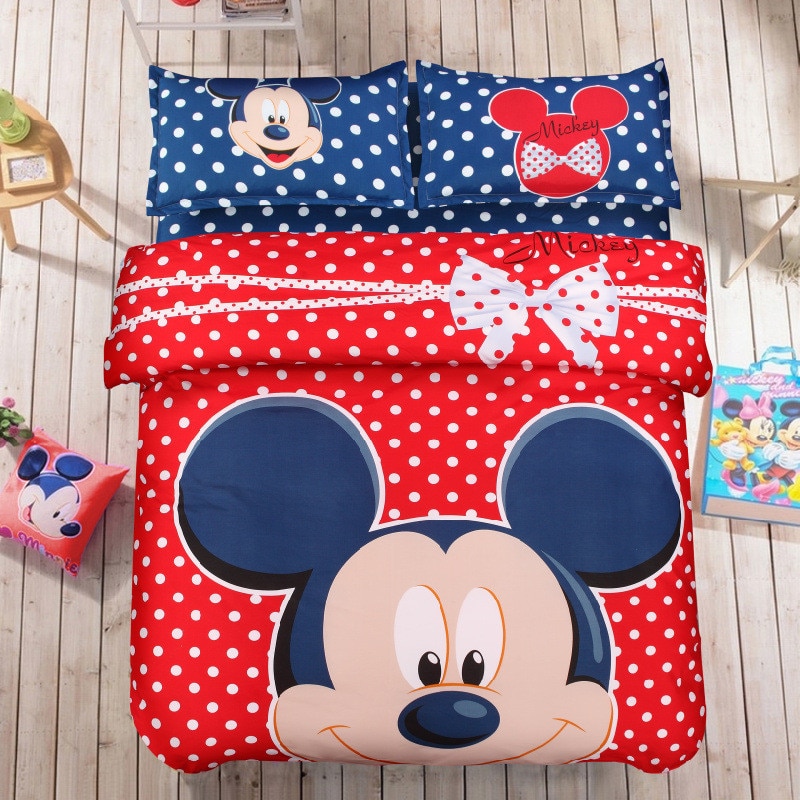 Cute Bed Set Cartoon Design
