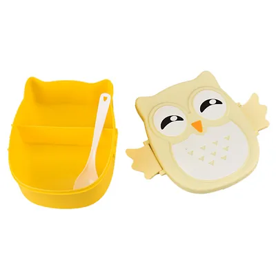 Cute Bento Box Owl Shaped Container
