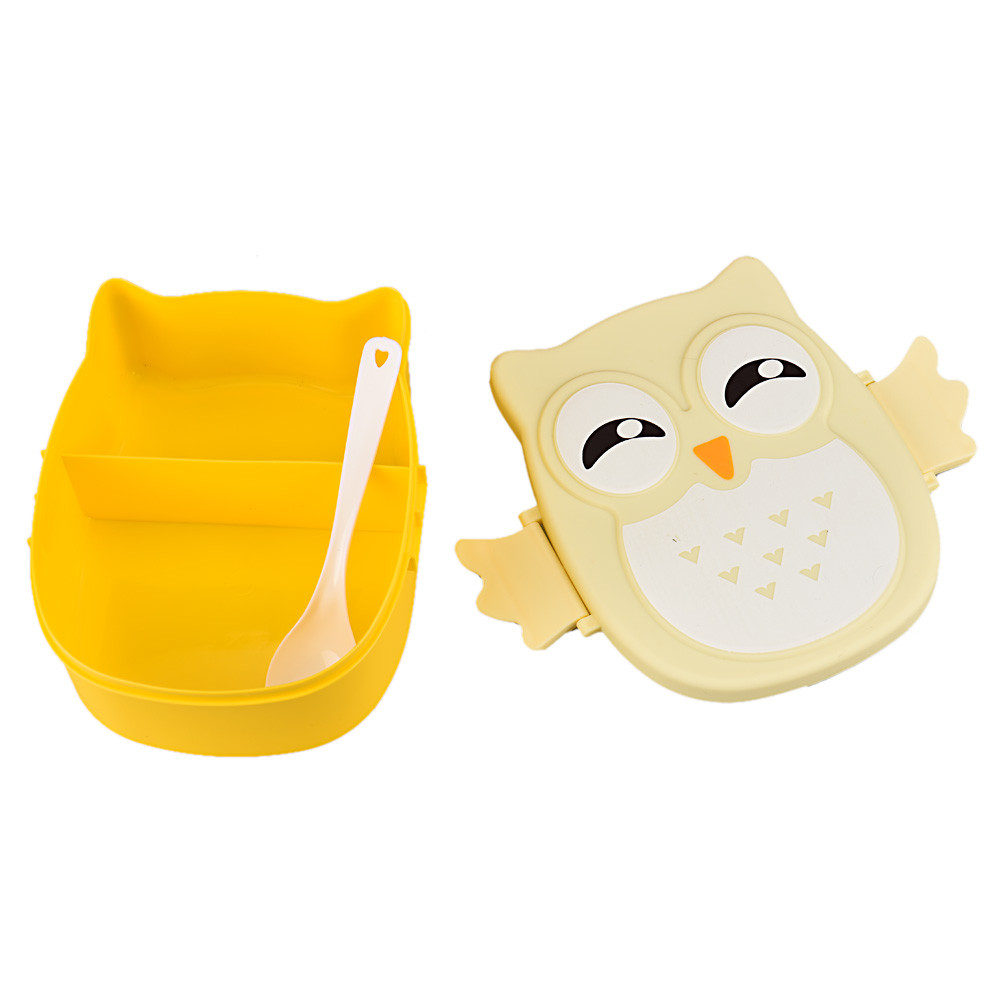 Cute Bento Box Owl Shaped Container