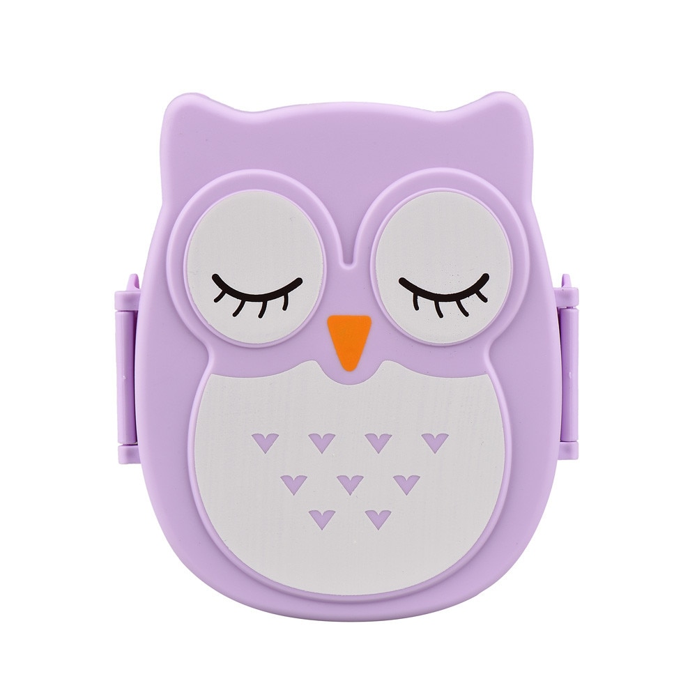 Cute Bento Box Owl Shaped Container