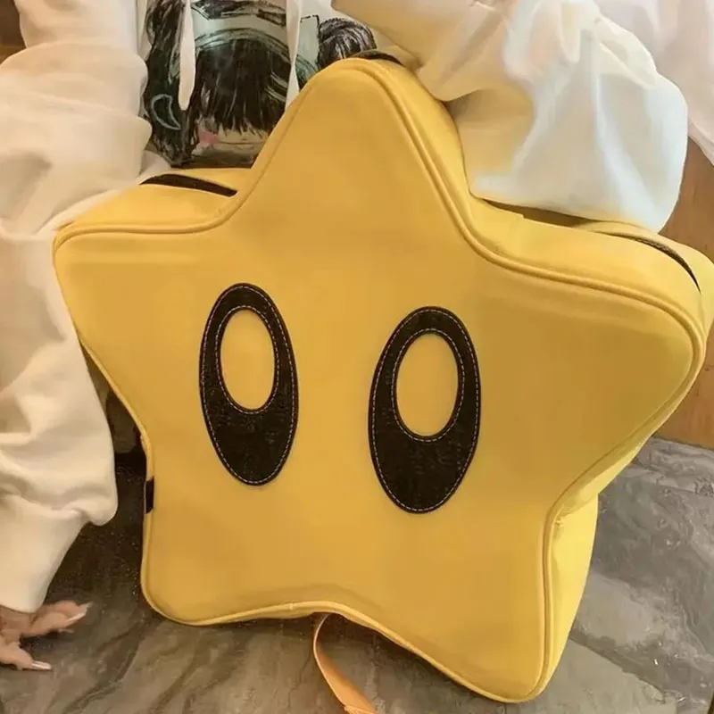 Cute Big Eyes Design Star Shaped Backpack