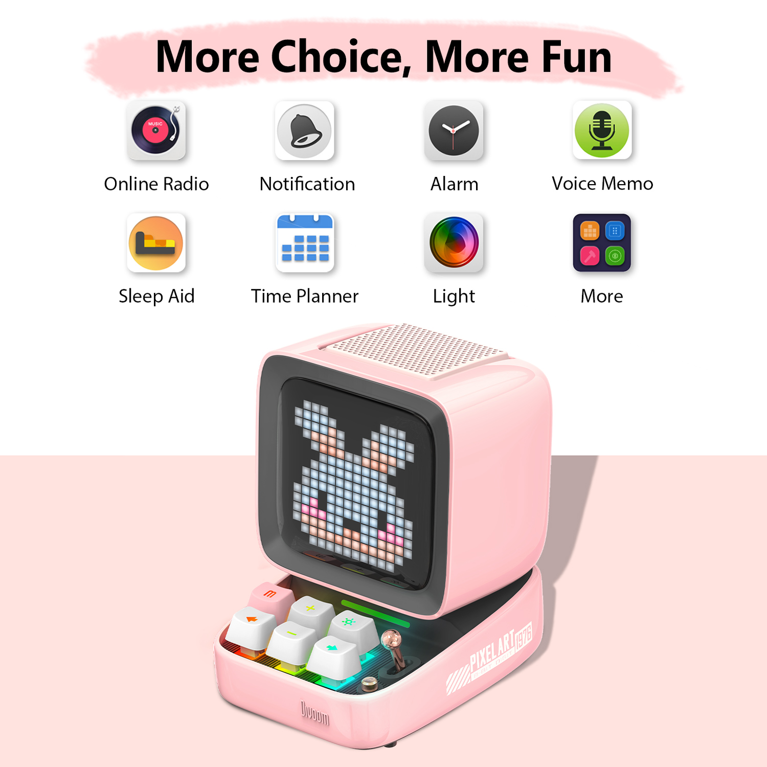 Cute Bluetooth Retro Pixel Art Speaker