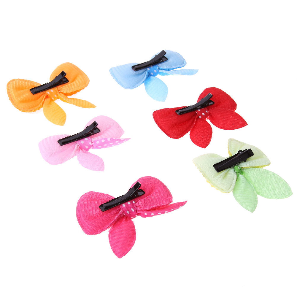 Cute Bow Hair Clips for Dogs (10Pcs.)