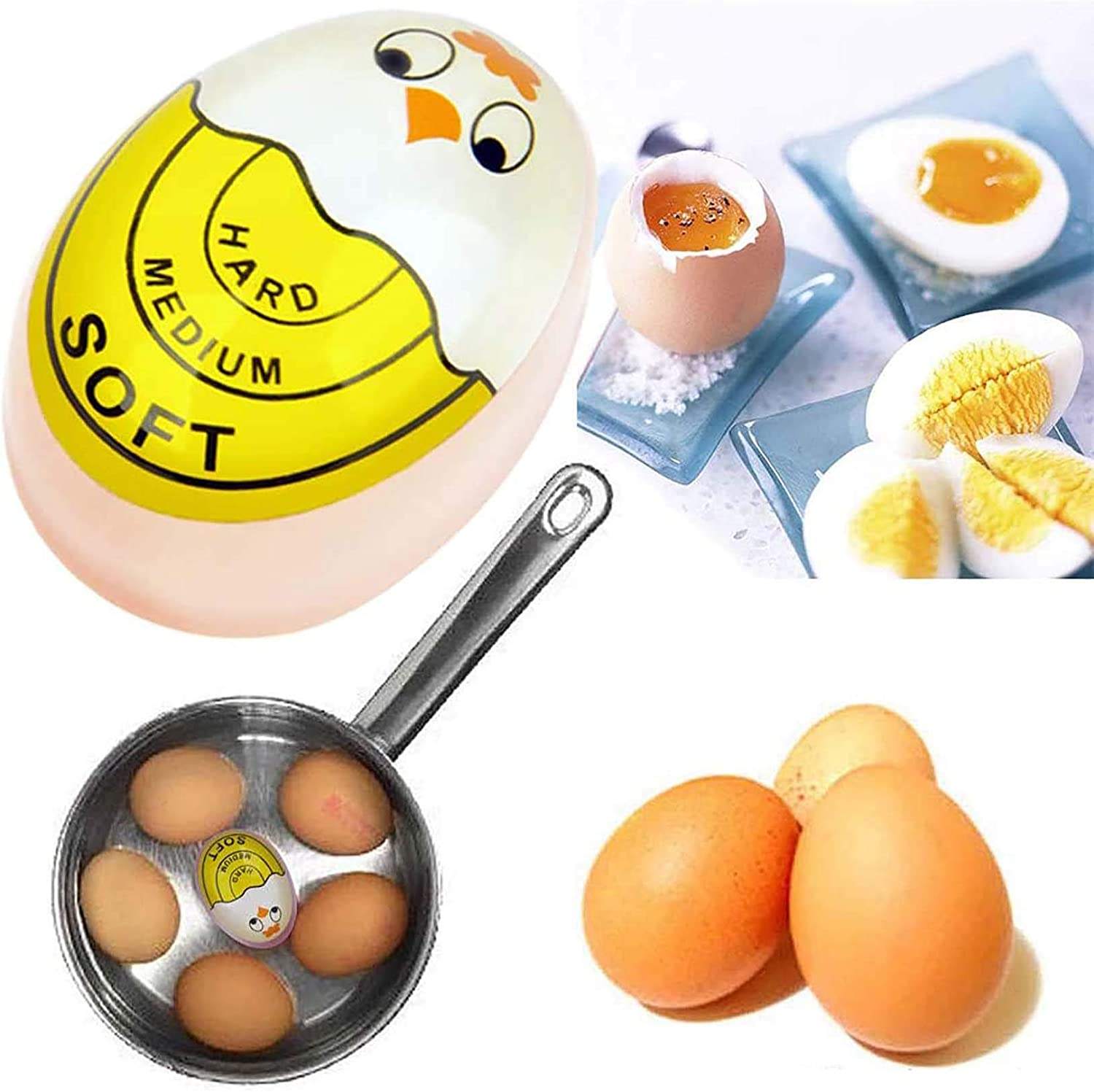 Cute BPA Free Color Changing Egg Timer