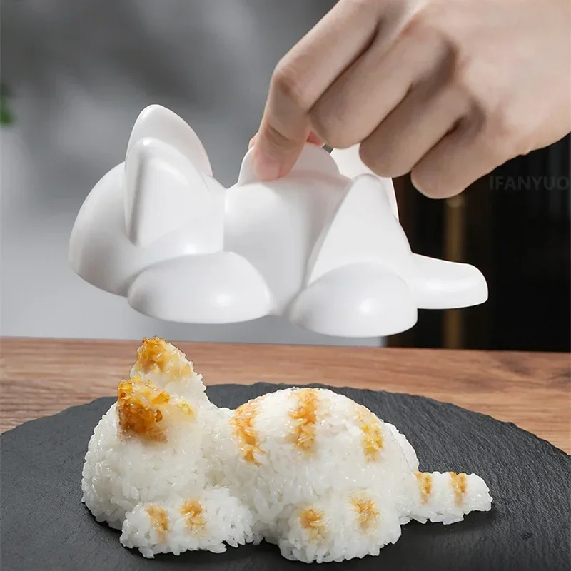 Cute Cartoon Cat Mold DIY Rice Ball Sushi Molds Kids Rice Mashed Potato Pumpkin Mash Baking Supplies Kitchen Accessorie Cute Cartoon Cat Mold DIY Rice Ball Sushi Molds Kids Rice Mashed Potato Pumpkin Mash Baking Supplies Kitchen Accessorie