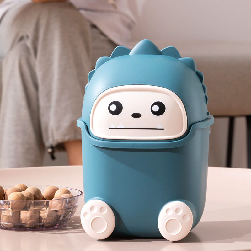 Cute Cartoon Desktop Trash Bin