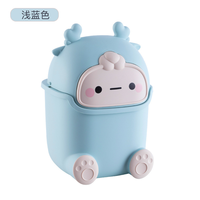 Cute Cartoon Desktop Trash Bin