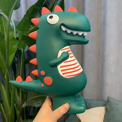 Cute Cartoon Dinosaur Coin Bank