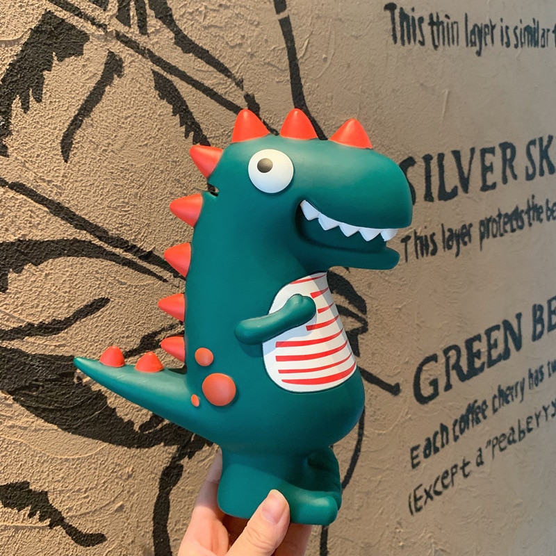 Cute Cartoon Dinosaur Coin Bank