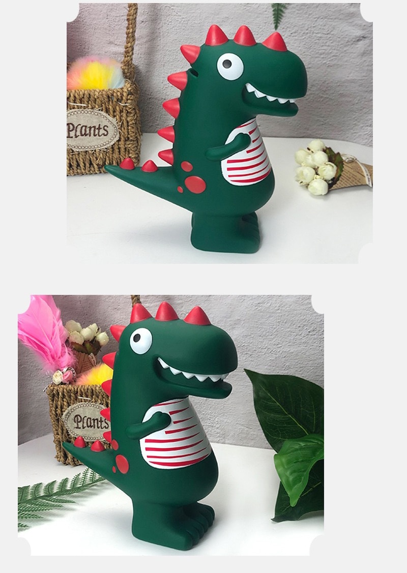 Cute Cartoon Dinosaur Coin Bank