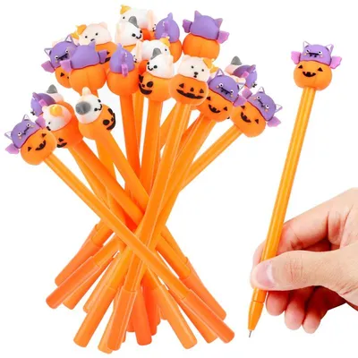 Cute Cartoon Pumpkin Halloween Pens (20 pcs)