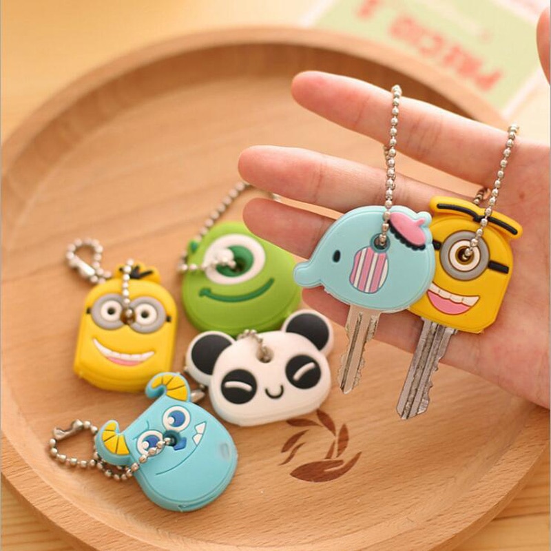 Cute Cartoon Silicone Key Cap Covers Cute Cartoon Silicone Key Cap Covers