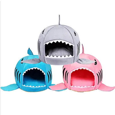 Cute Cat Bed Shark Cat Cushion Cute Cat Bed Shark Cat Cushion