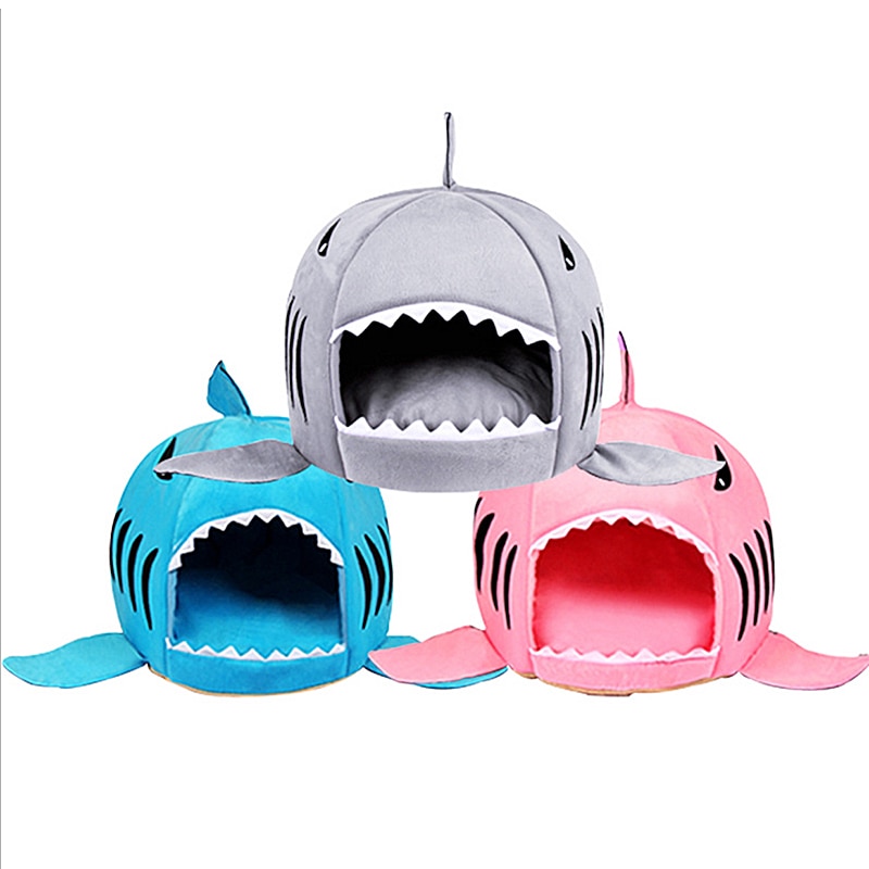 Cute Cat Bed Shark Cat Cushion Cute Cat Bed Shark Cat Cushion