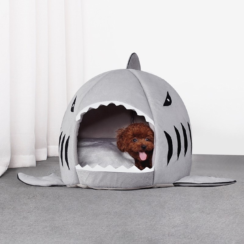 Cute Cat Bed Shark Cat Cushion Cute Cat Bed Shark Cat Cushion