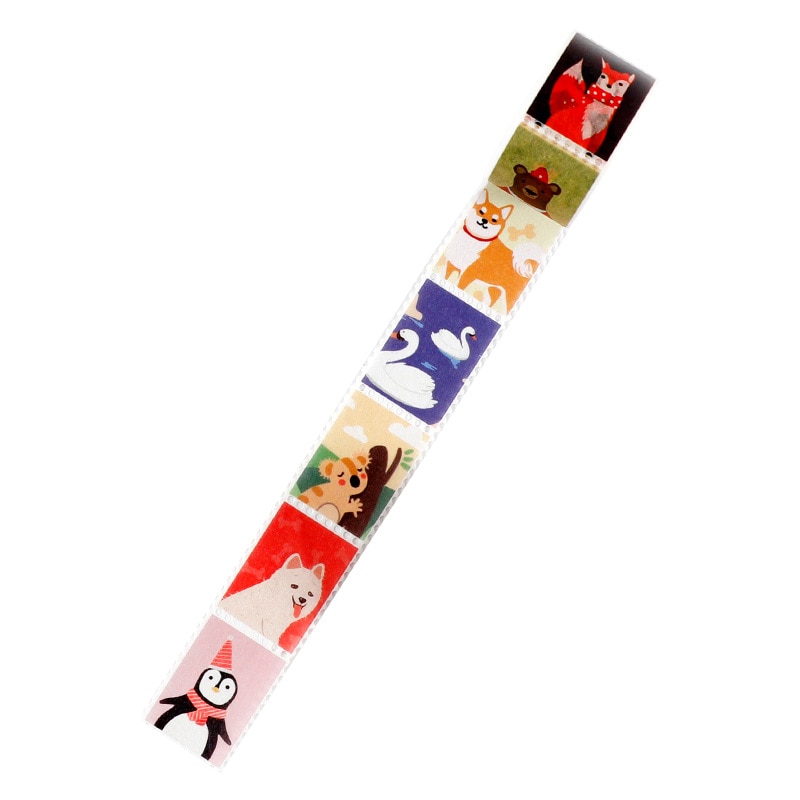Cute Character Stamp Washi Tape