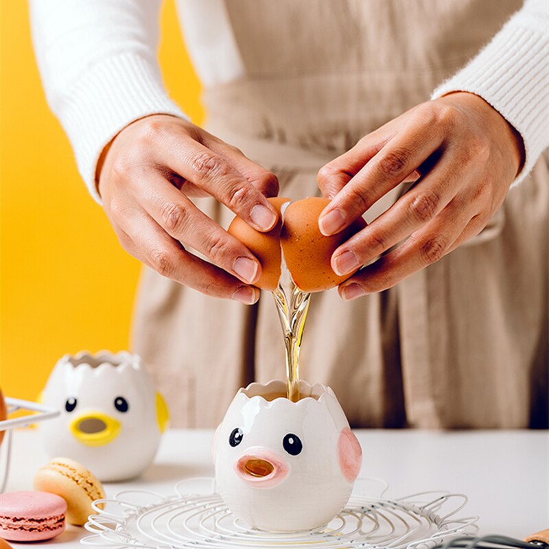 Cute Chick Ceramic Egg Separator Cute Chick Ceramic Egg Separator