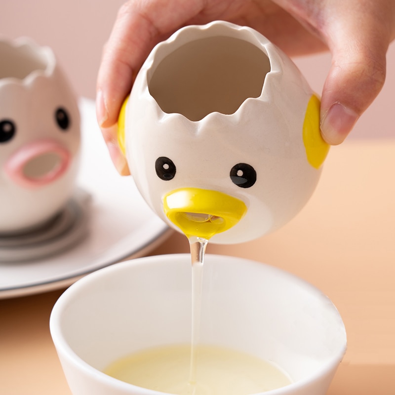 Cute Chick Ceramic Egg Separator Cute Chick Ceramic Egg Separator