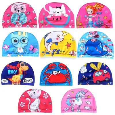 Cute Childrens Swimming Cap