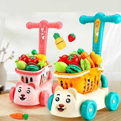 Cute Childrens Toy Shopping Trolley
