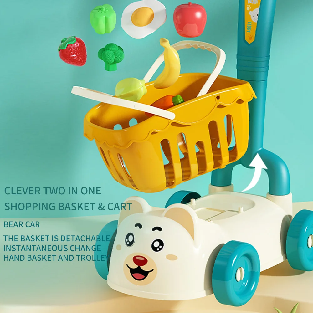 Cute Childrens Toy Shopping Trolley