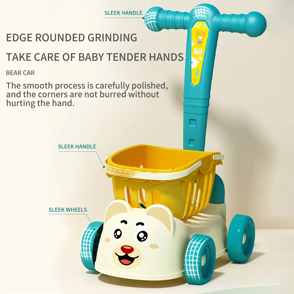 Cute Childrens Toy Shopping Trolley