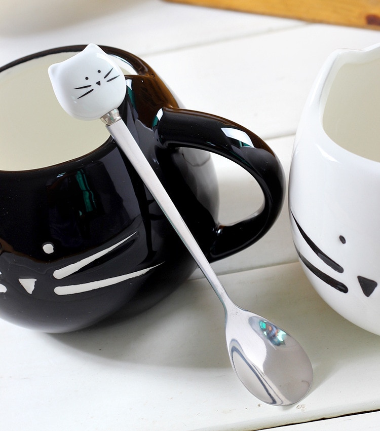 Cute Coffee Mug Ceramic Cute Cat Design