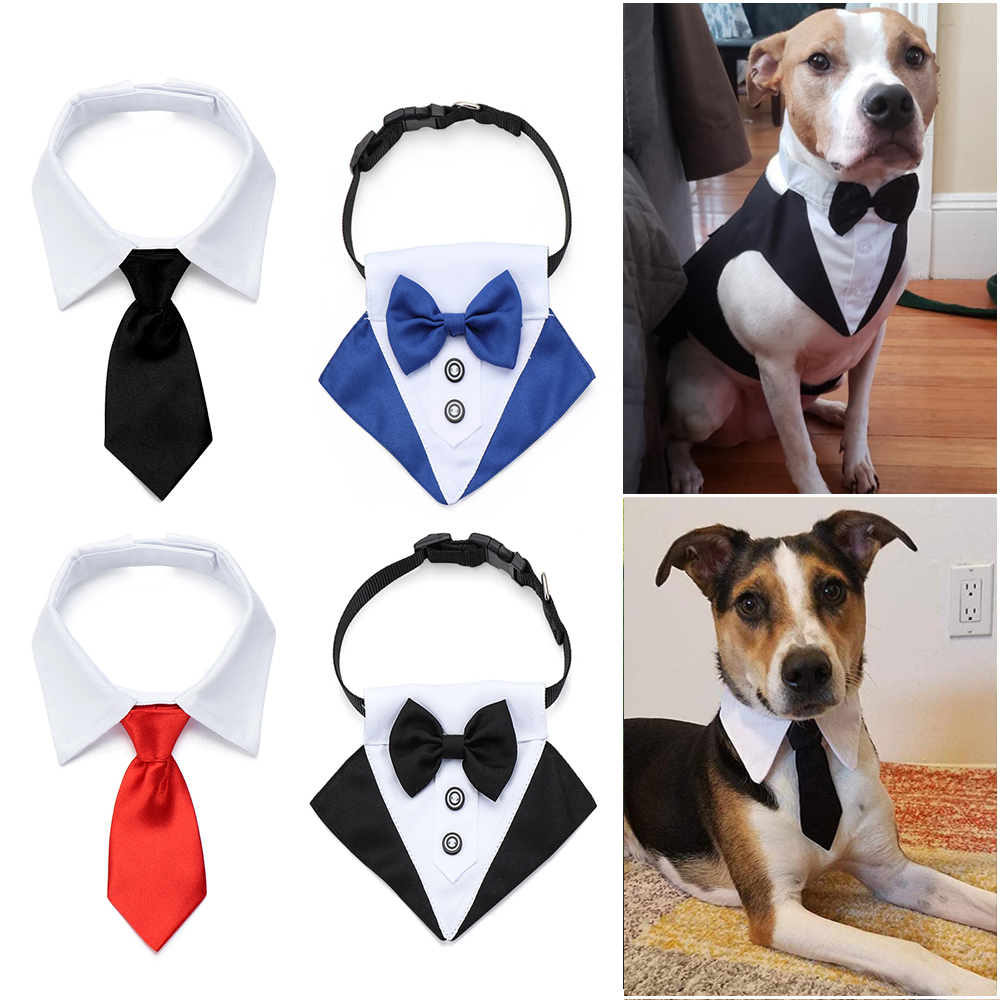 Cute Cotton Adjustable Dog Necktie Dog Cat Grooming Formal Tie Comfortable Dog Suit Tuxedo Bow Ties Pet Accessories Cute Cotton Adjustable Dog Necktie Dog Cat Grooming Formal Tie Comfortable Dog Suit Tuxedo Bow Ties Pet Accessories
