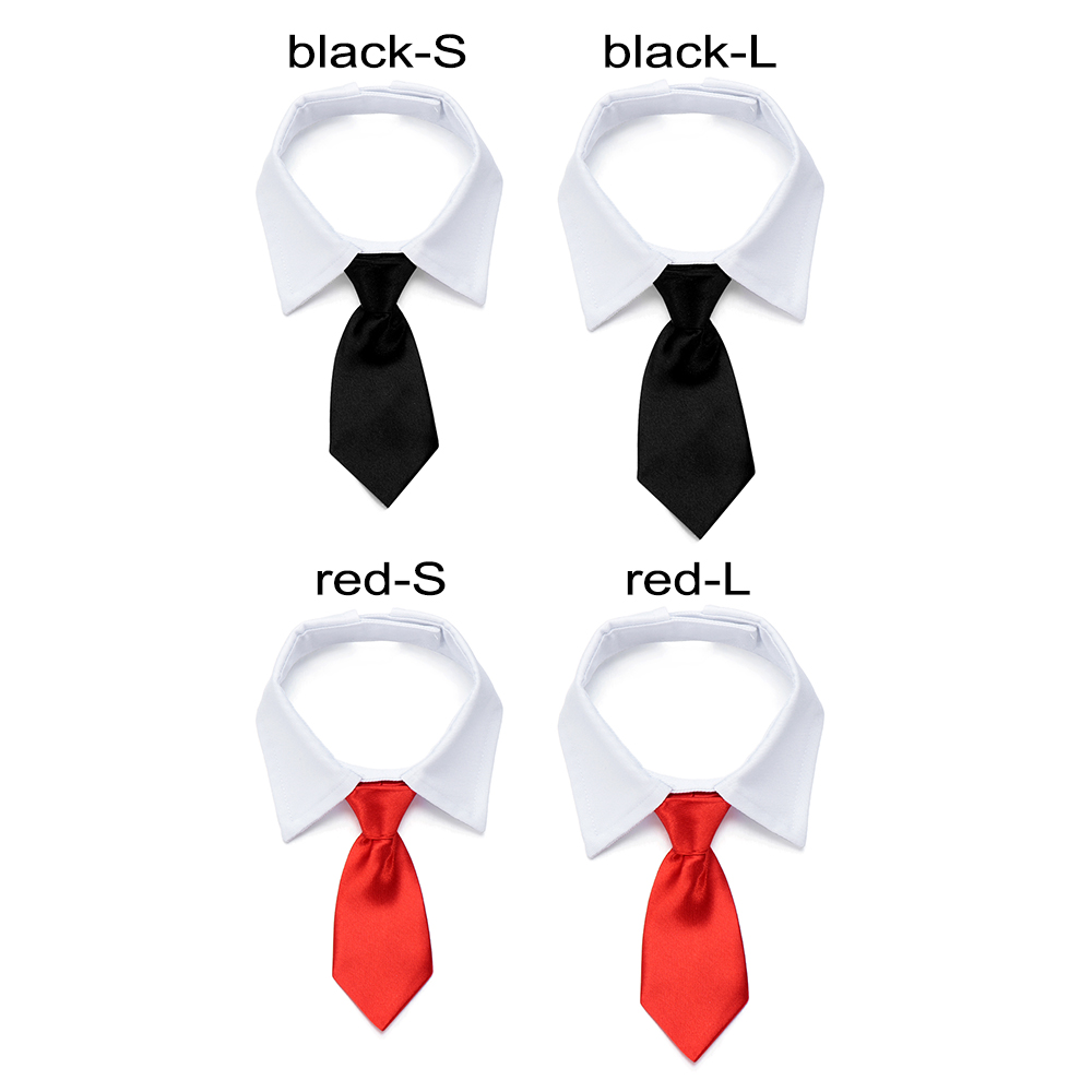 Cute Cotton Adjustable Dog Necktie Dog Cat Grooming Formal Tie Comfortable Dog Suit Tuxedo Bow Ties Pet Accessories