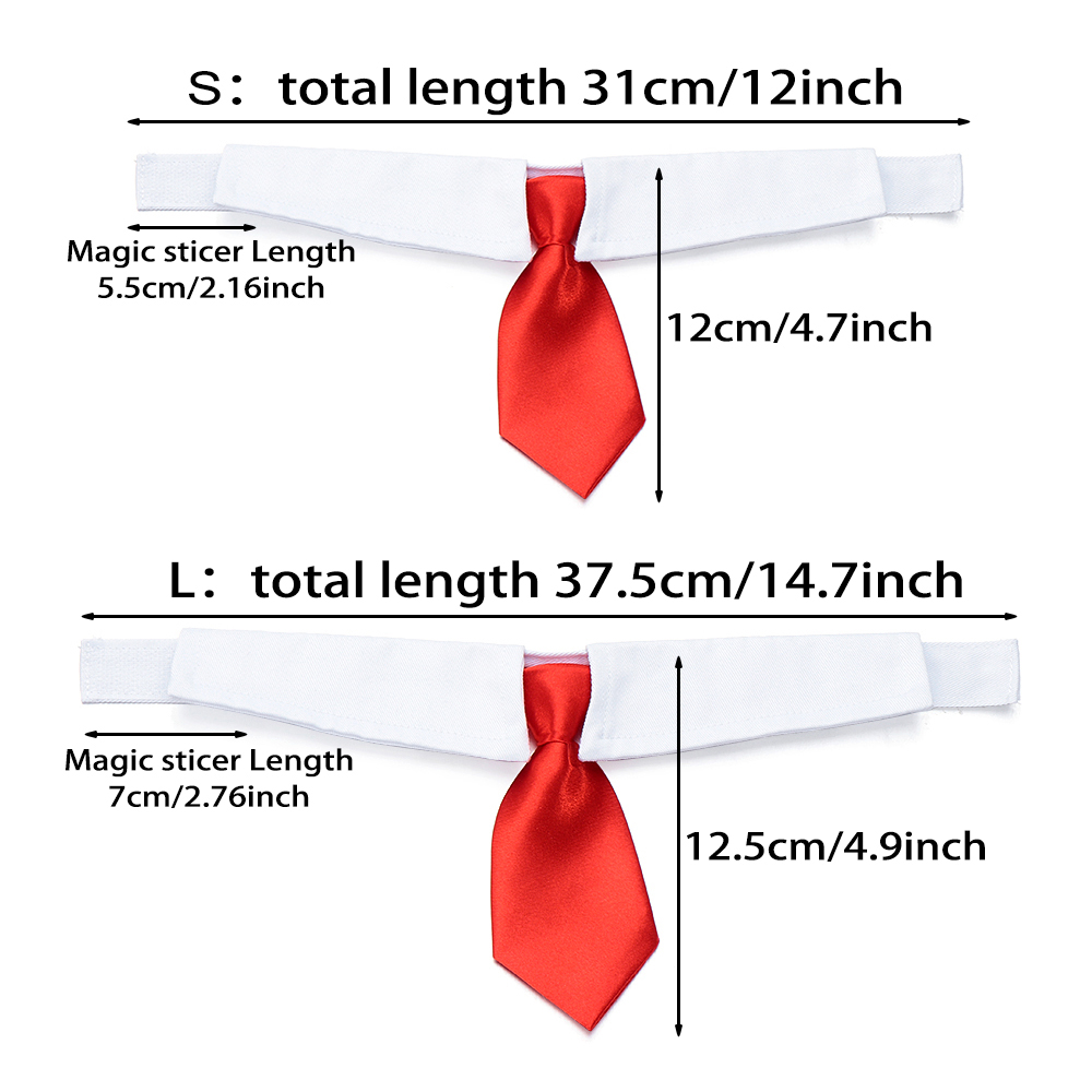 Cute Cotton Adjustable Dog Necktie Dog Cat Grooming Formal Tie Comfortable Dog Suit Tuxedo Bow Ties Pet Accessories