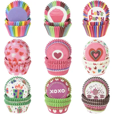 Cute Cupcake Paper Liners (100 Pcs)