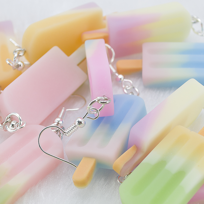 Cute Dangle Popsicle Earrings Cute Dangle Popsicle Earrings