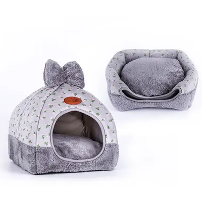 Cute Dog Beds Pet Cushion Tent
