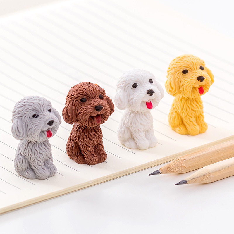 Cute Dog Eraser School Supply