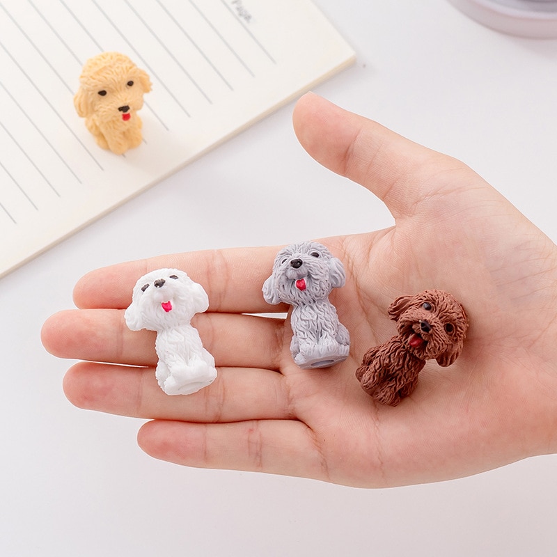 Cute Dog Eraser School Supply
