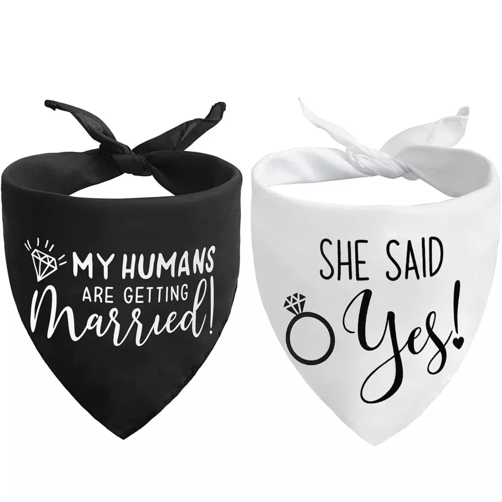 Cute Dog Wedding Bandana Cute Dog Wedding Bandana
