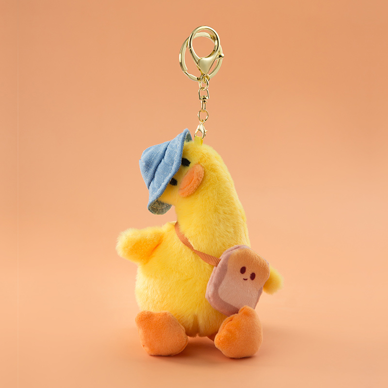 Cute Duck Keychain Accessory