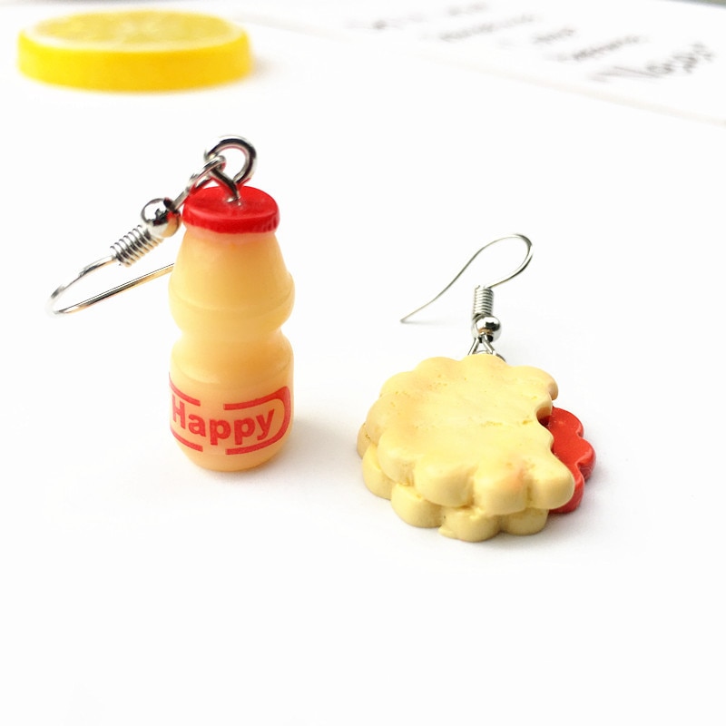 Cute Earrings Food Resin Design Cute Earrings Food Resin Design