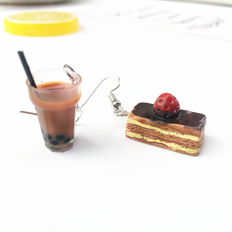 Cute Earrings Food Resin Design Cute Earrings Food Resin Design