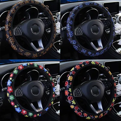 Cute Flower Steering Wheel Cover