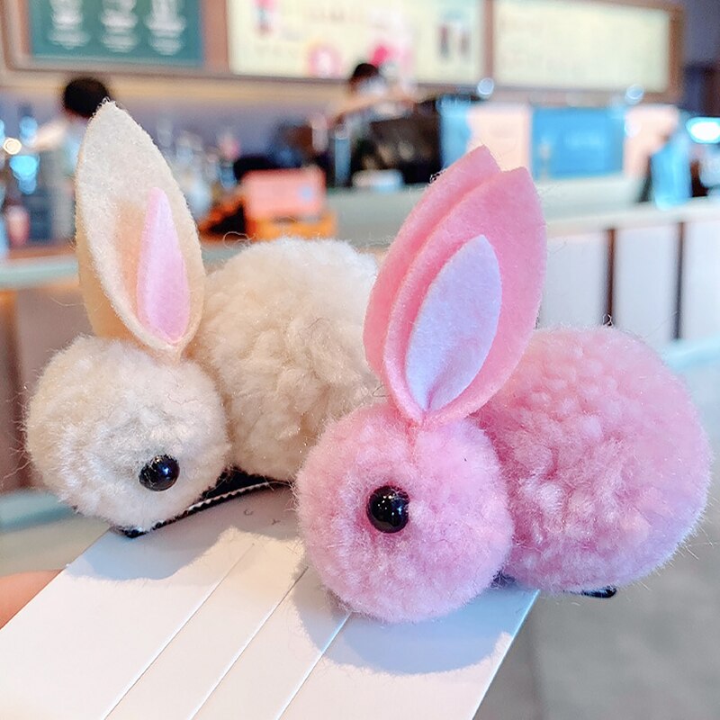 Cute Fluffy Bunny Hair Tie
