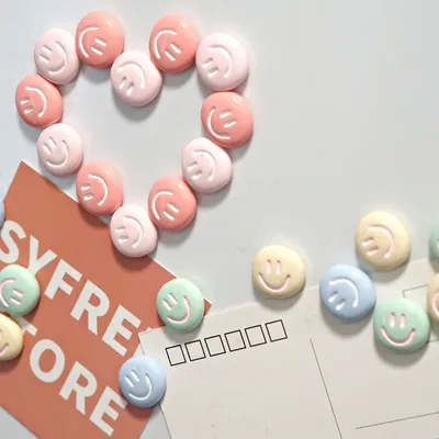 Cute Fridge Smiley Face Magnets (5pcs)